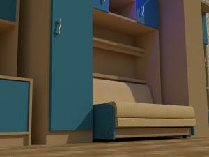 a collection of furniture 8 3D Model