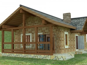 house for an interior d-095 empty rooms 3D Model