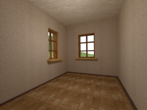 house for an interior d-095 empty rooms 3D Model