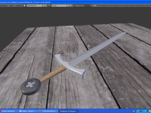 sword medieval 3D Модель
