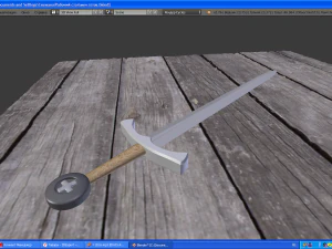 sword medieval 3D Model