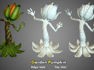 garden pumpkin 3Dモデル