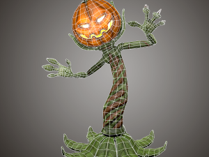 garden pumpkin 3Dモデル