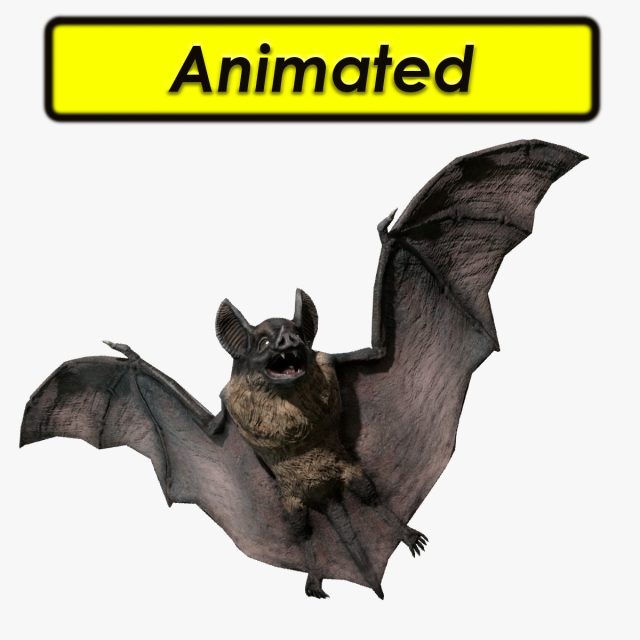 vampire dark bat Modello 3D .c4d .max .obj .3ds .fbx .stl .blend 