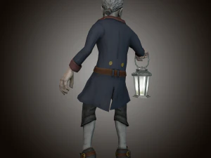 zombie butler 3D Model
