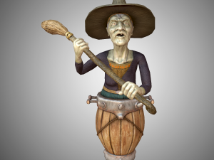 wicked witch 3D 模型