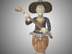 wicked witch 3D 模型