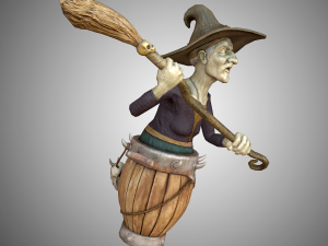 wicked witch 3D 模型
