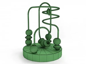 labirinto de arame Modelo 3D