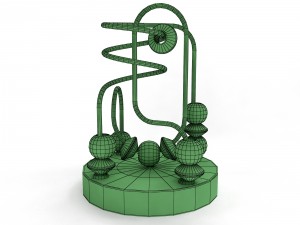 wire maze 3D 모델