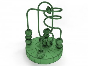 wire maze 3D 모델