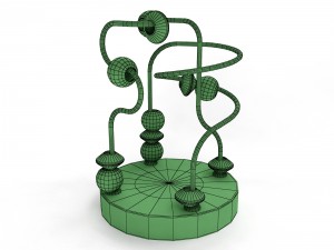 wire maze Model 3D