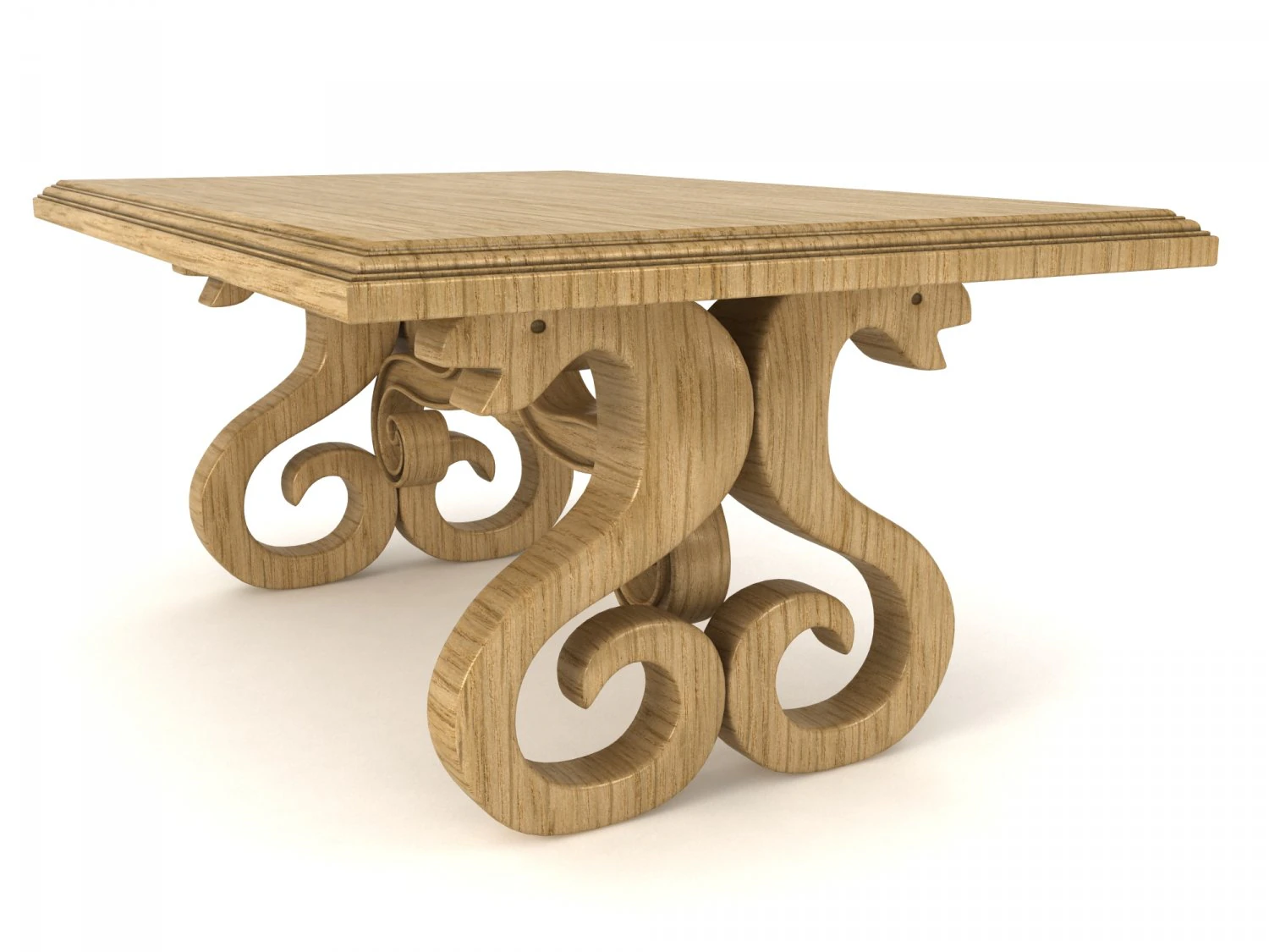 dining table 3D Model .c4d .max .obj .3ds .fbx .stl .blend 