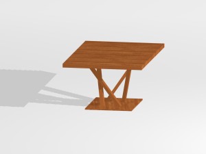 designer table 3D मॉडल