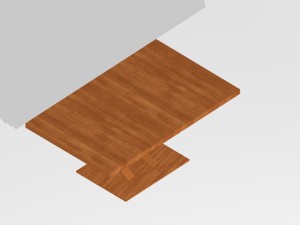 designer table 3D मॉडल