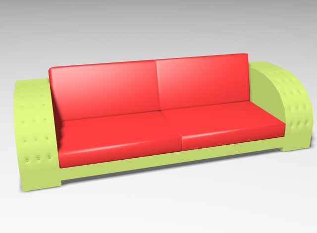 sofa 3D Модель .c4d .max .obj .3ds .fbx .stl .blend 