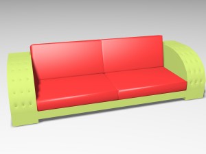 sofa 3D मॉडल
