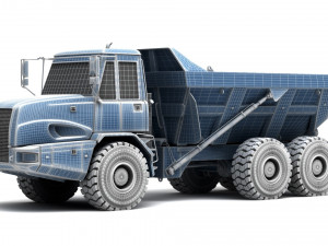 heavy- dump truck 3D 모델