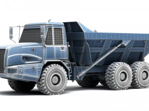 대형 덤프 트럭 3D 모델