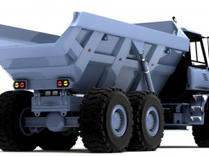 heavy- dump truck 3D-Modell