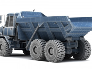 heavy- dump truck 3D-Modell