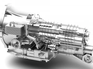 corte de transmiss&atilde;o Modelo 3D