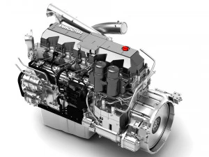 paccar - mx - motore - Modello 3D