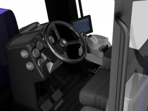 NH - T9 Articulated Tractor 3D Model