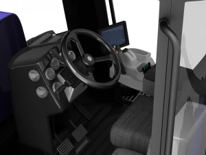NH - T9 Articulated Tractor 3D Model
