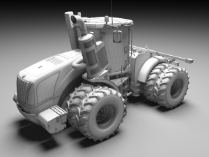 NH - T9 Articulated Tractor 3D Model