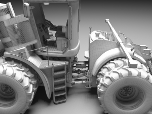 NH - T9 Articulated Tractor 3D Model