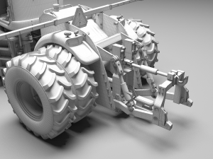 NH - T9 Articulated Tractor 3D Model