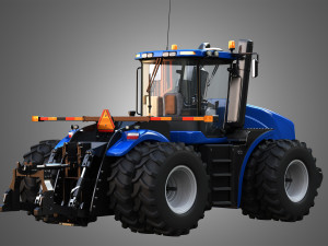 NH - T9 Articulated Tractor 3D Model