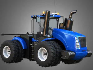 NH - T9 Articulated Tractor 3D Model