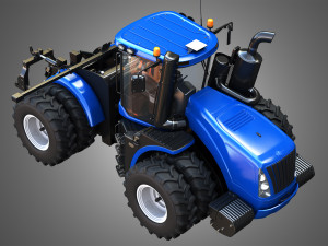 NH - T9 Articulated Tractor 3D Model
