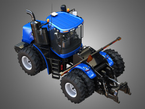 NH - T9 Articulated Tractor 3D Model
