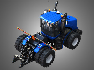NH - T9 Articulated Tractor 3D Model