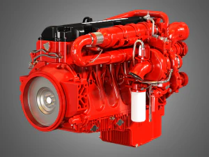 cummins x12 truck engine - 3D Model