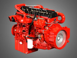 cummins x12 truck engine - 3D Model