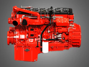 cummins x12 truck engine - 3D Model