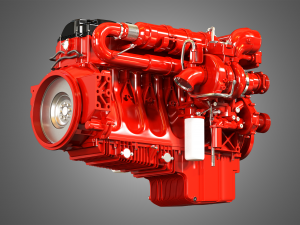 cummins x12 truck engine - Modèle 3D