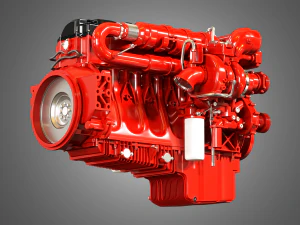cummins x12 truck engine - 3D Model