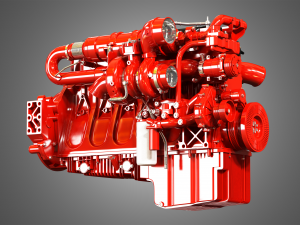 cummins x12 truck engine - Modèle 3D