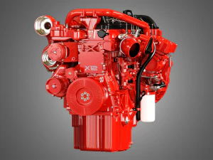 cummins x12 truck engine - 3D Model