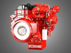 cummins x12 truck engine - 3D Model