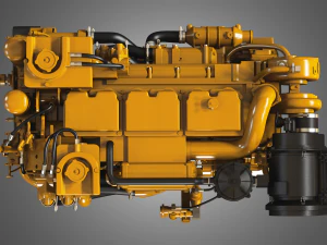 cat - c18 acert engine - 3D Model