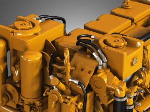 cat - c18 acert engine - 3D 模型