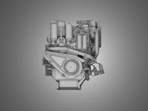 cat - c18 acert engine - 3D Model