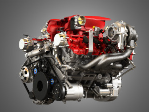 488 gtb engine - v8 twin turbo engine 3D मॉडल