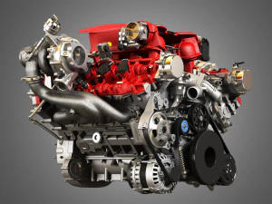 488 gtb engine - v8 twin turbo engine 3D Model
